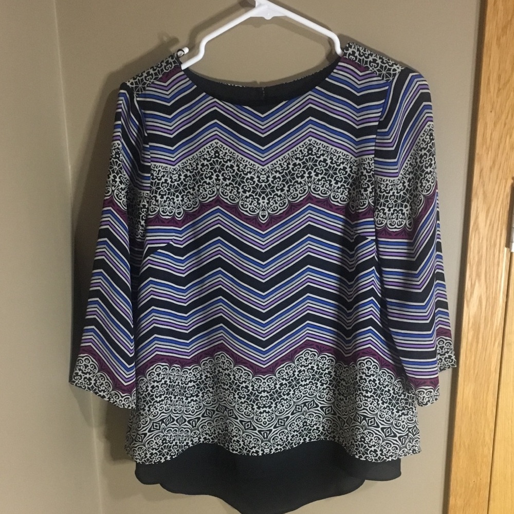 Dana Buchman-purple blouse